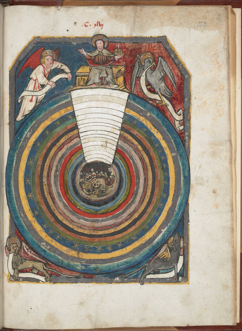 Royal 19 A IX, f.149, Universe, L