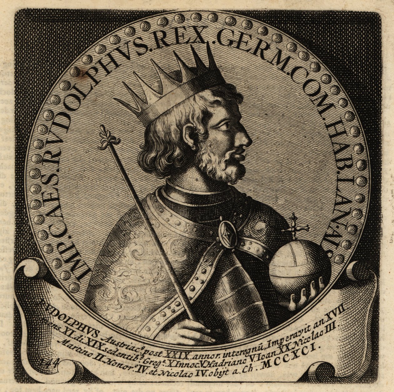 Rudolf I, Saksan kuningas. tekijältä Netherlandish School