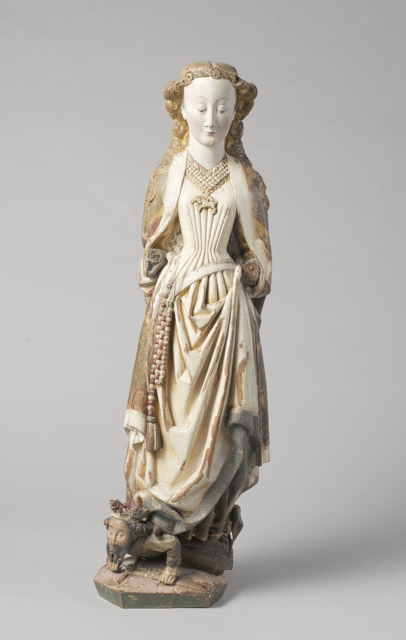 Saint Barbara, Master of Coldwater, n. 1470 (pähkinä) tekijältä Netherlandish School