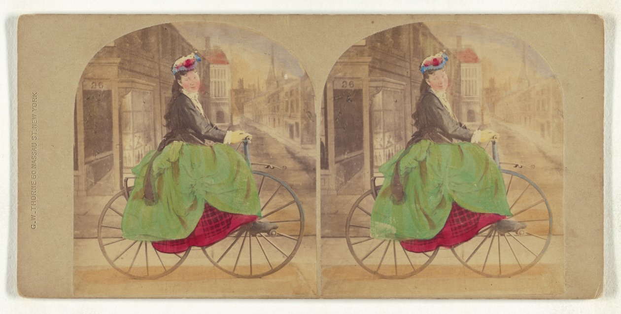 Aikakauden tyttö. tekijältä New York Stereoscopic Company