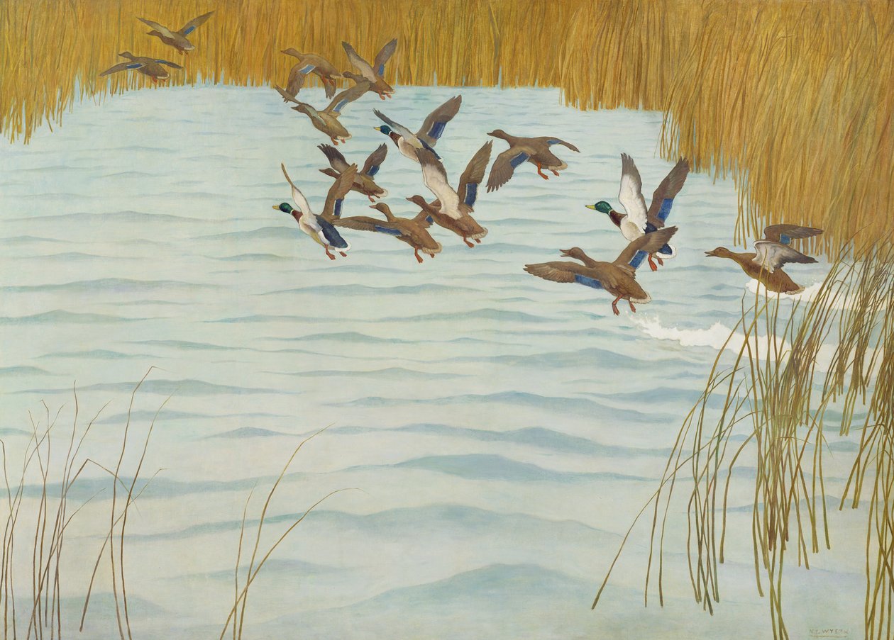 Sinisorsat syksyllä 1941 tekijältä Newell Convers Wyeth
