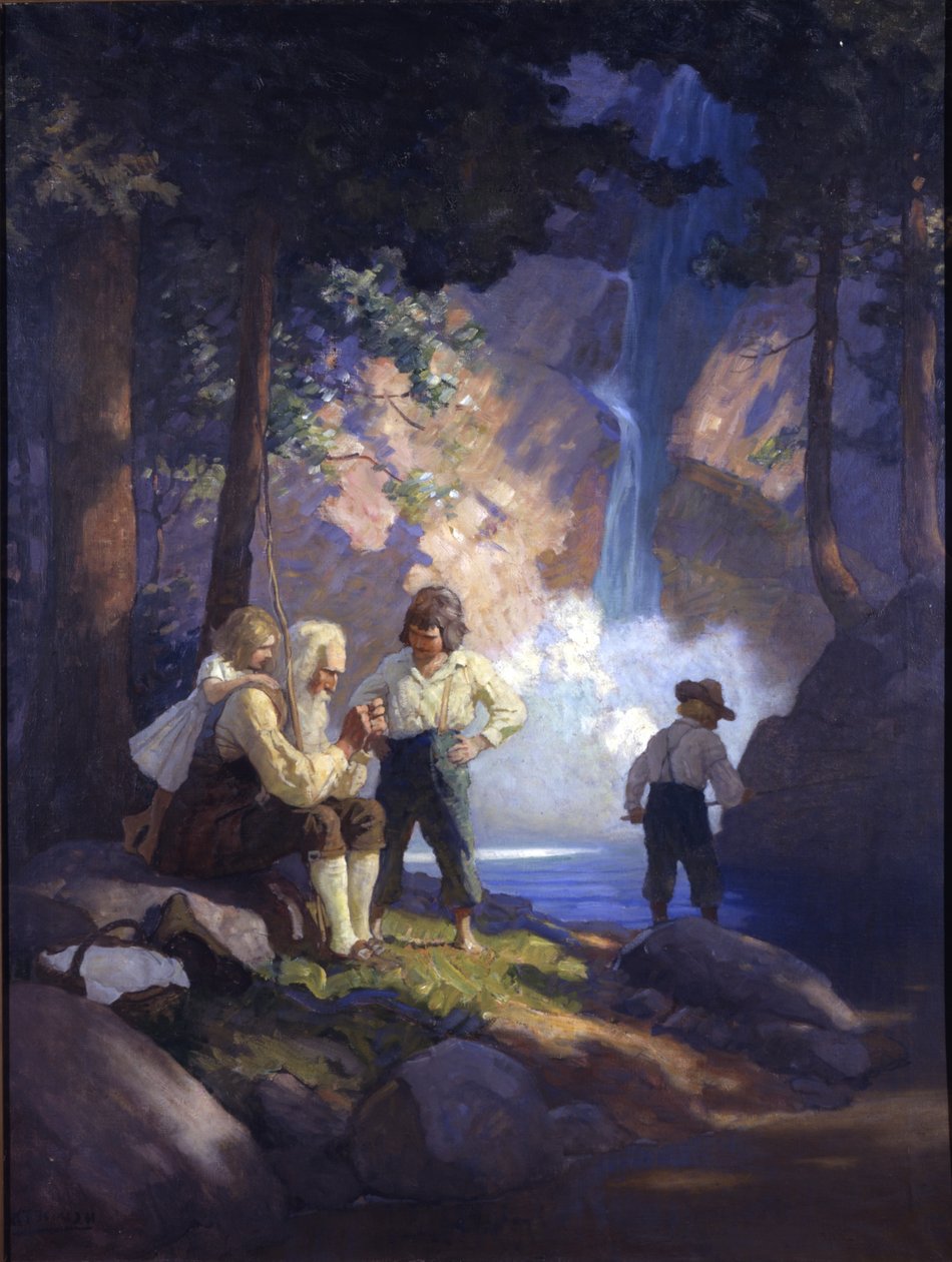Rip Van Winkle, 1921 tekijältä Newell Convers Wyeth