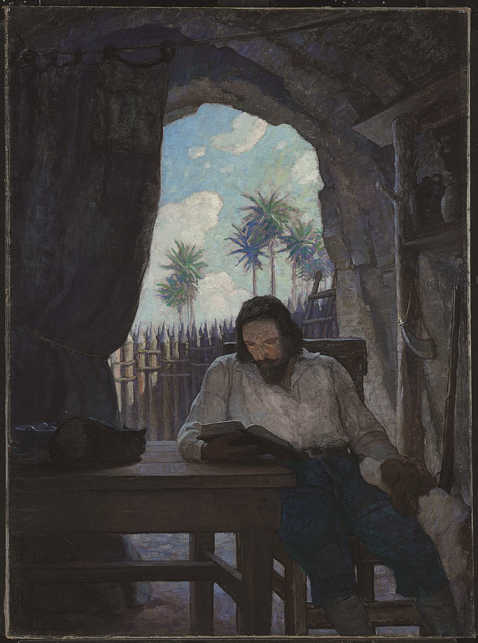 Aamulla otin Raamatun; ja aloitin Uudesta testamentista... tekijältä Newell Convers Wyeth