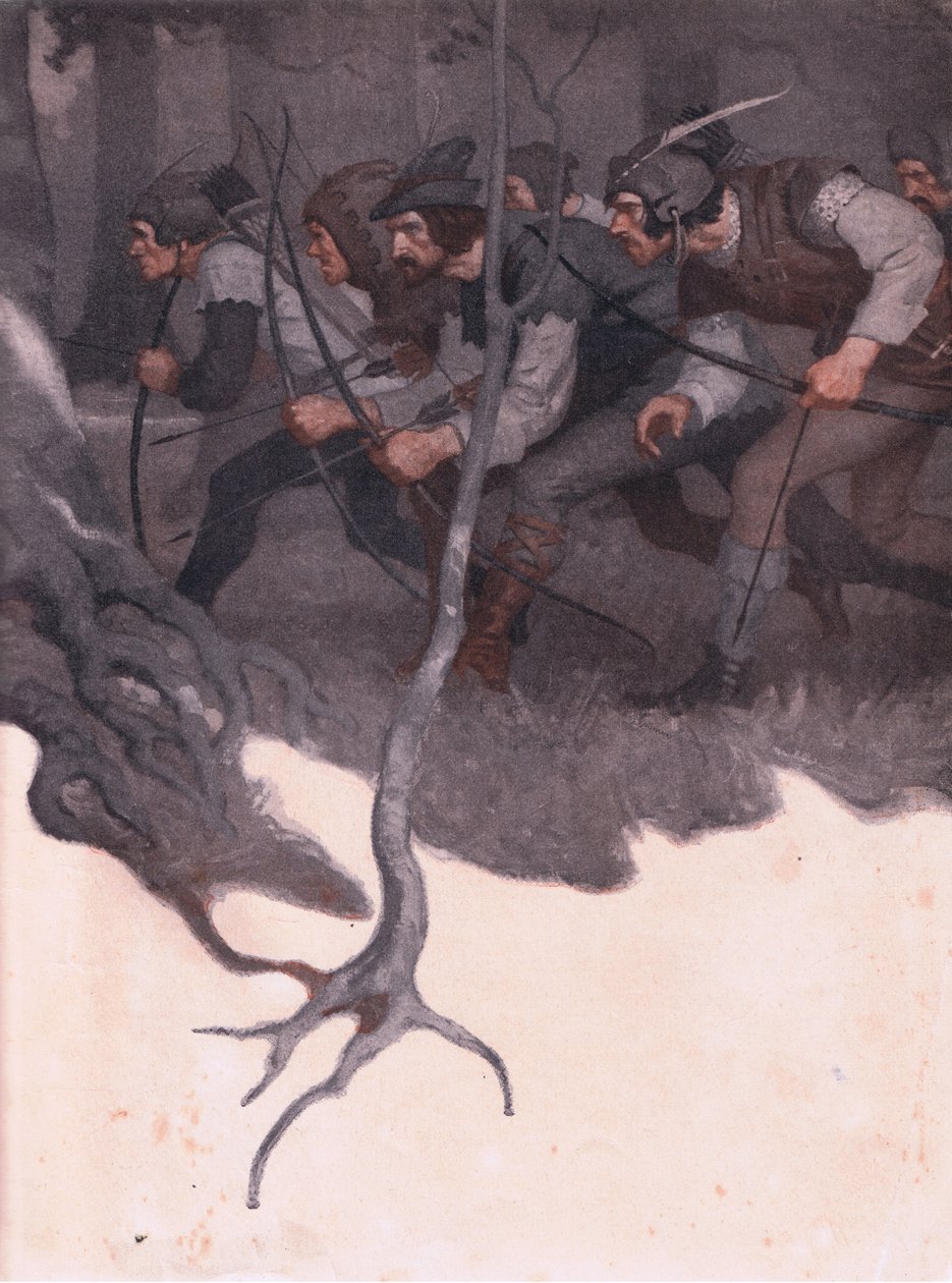 Kannen sisäkuva, 1916 tekijältä Newell Convers Wyeth