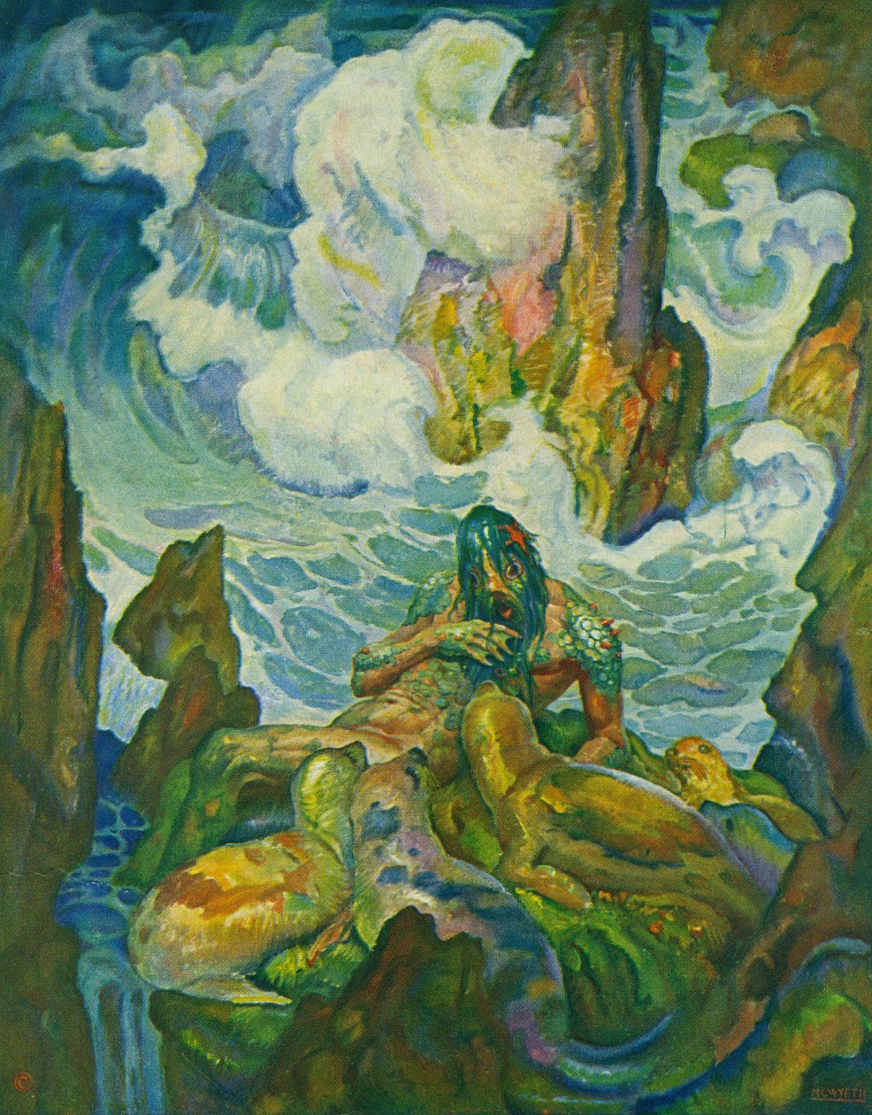 Proteus, meren vanha mies tekijältä Newell Convers Wyeth