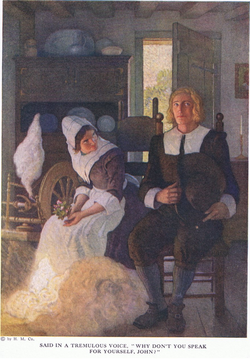 Sanoi vapisevalla äänellä, miksi et puhu itsestäsi, John tekijältä Newell Convers Wyeth