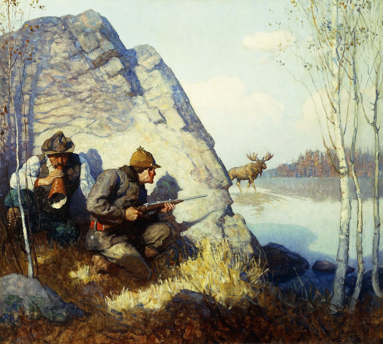 Hirven kutsu tekijältä Newell Convers Wyeth