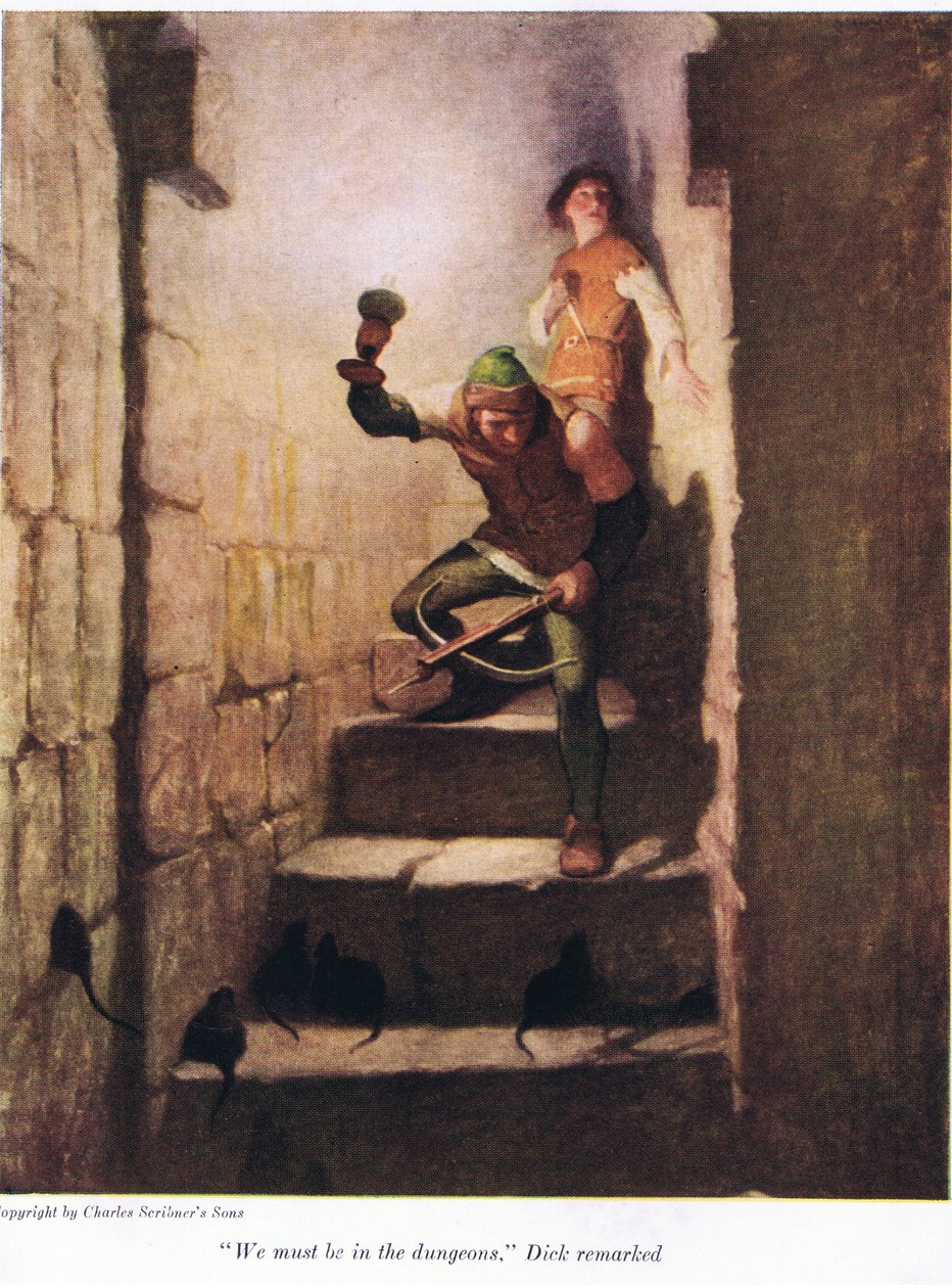 Meidän täytyy olla vankityrmissä, Dick huomautti, 1916 tekijältä Newell Convers Wyeth