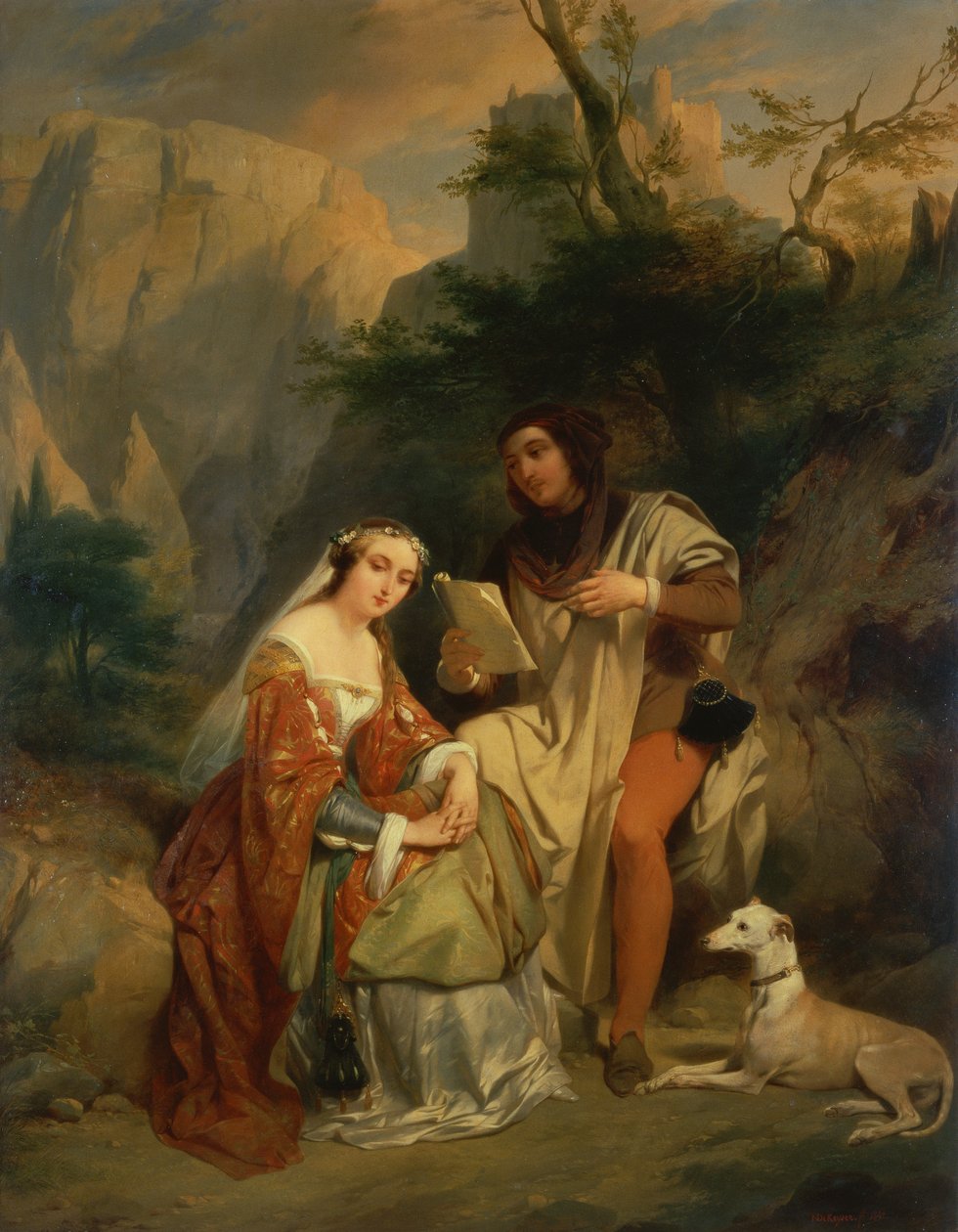Petrarka ja Laura tekijältä Nicaise de Keyser