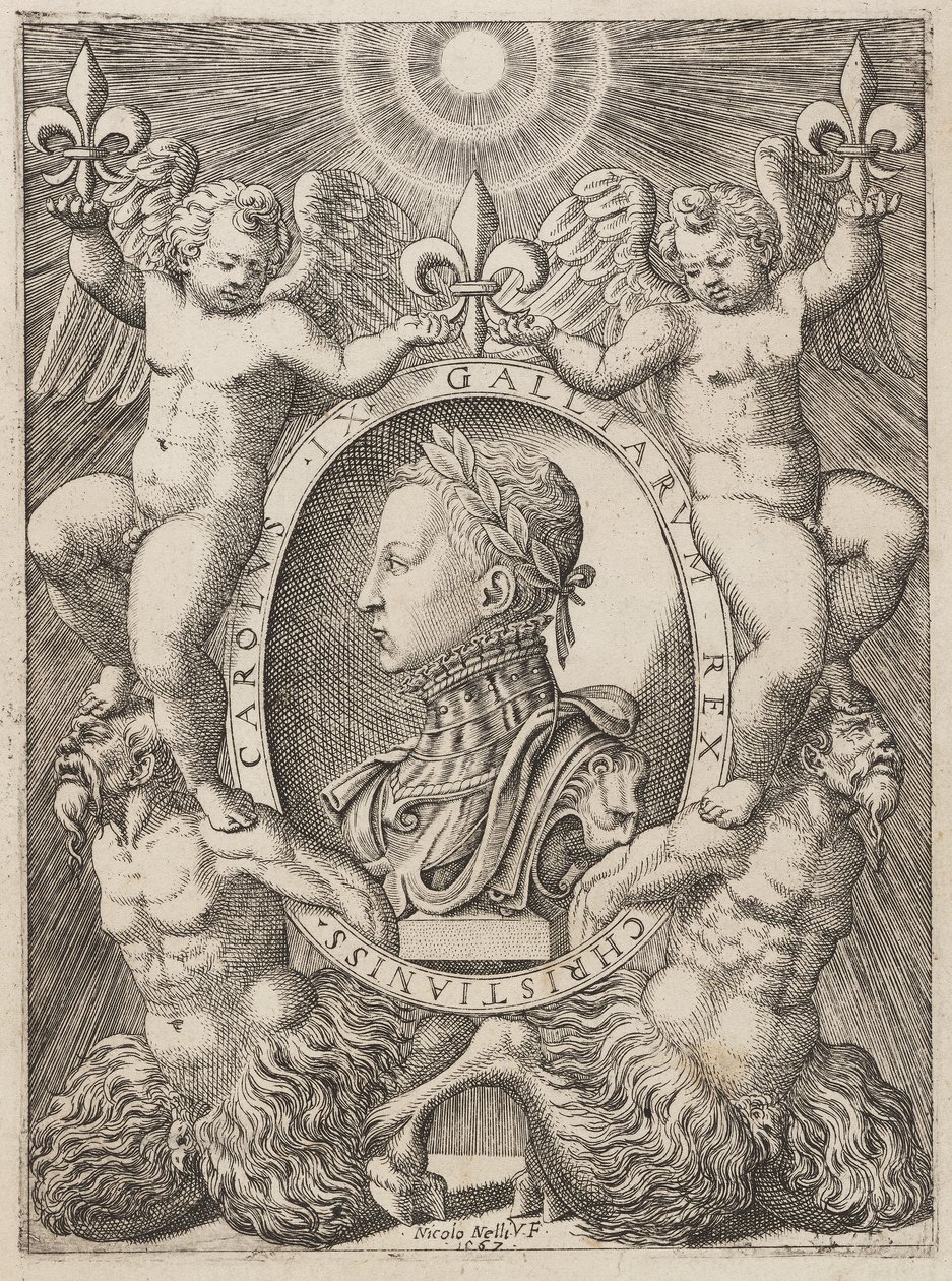 Charles IX, Ranska, pub. n.1567 tekijältä Niccolò Nelli