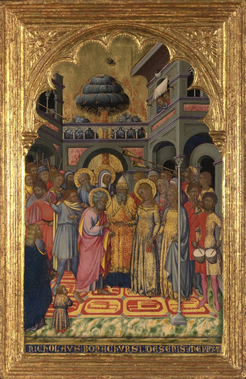 Neitsyt avioliitto tekijältä Niccolo di Buonaccorso