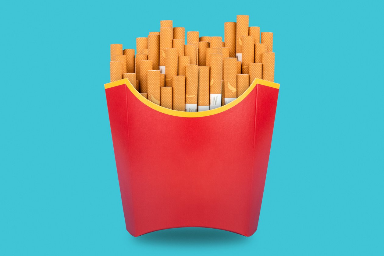 Addictions (Savukepainos), 2020 (kuva) tekijältä Niccolò Fioriti