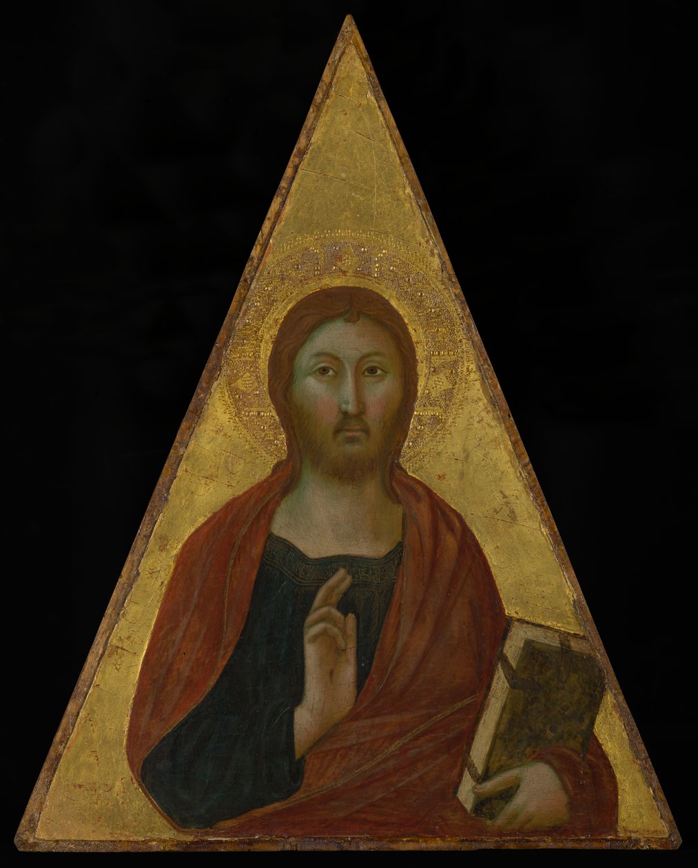 Kristuksen siunaus, noin 1340 (tempera ja kultalehti paneelissa) tekijältä Niccolò di Segna