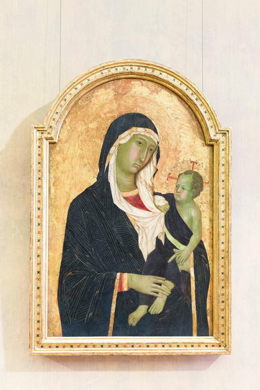 Madonna ja lapsi tekijältä Niccolò di Segna