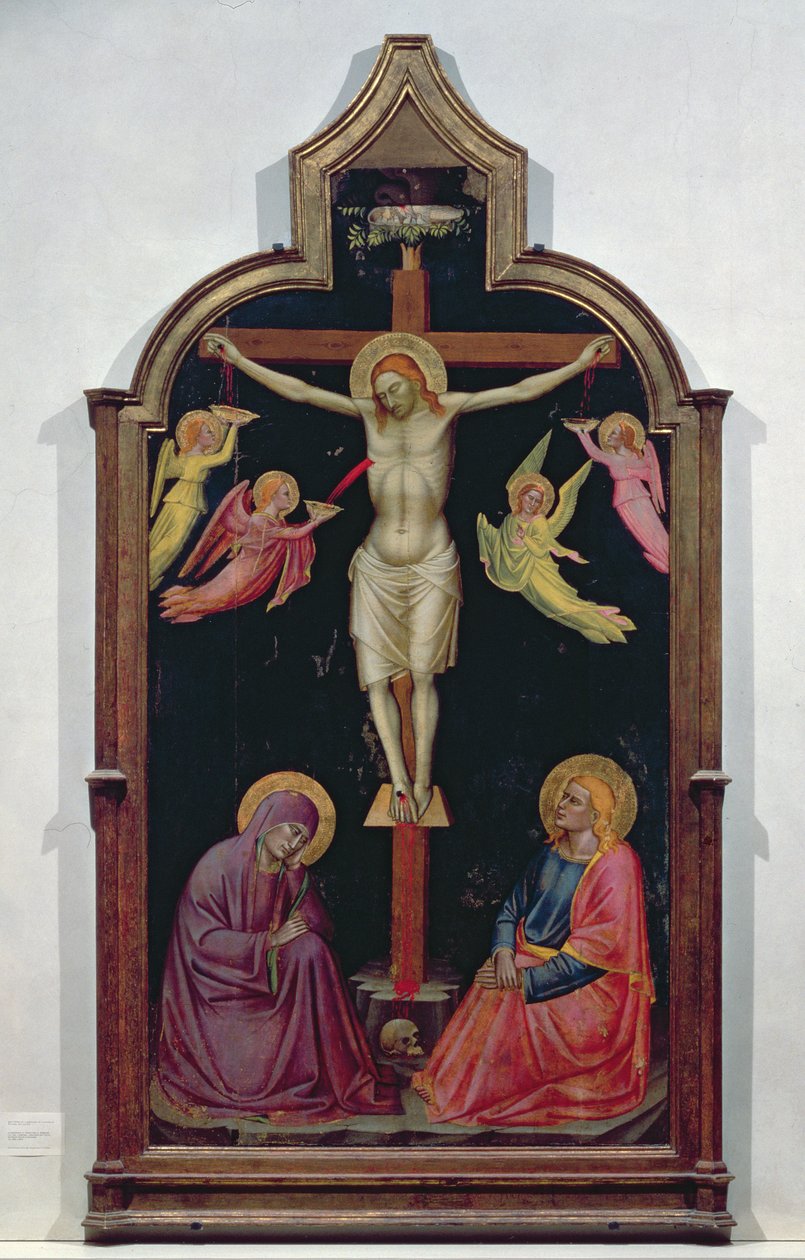 Ristiinnaulitseminen (tempera paneelissa) tekijältä Niccolò Pietro di Gerini