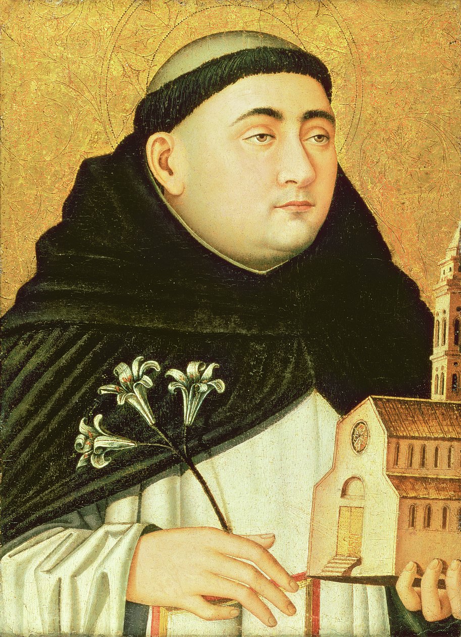 Pyhän Dominicin rintakuva, n. 1455 tekijältä Niccolo Antonio Colantonio