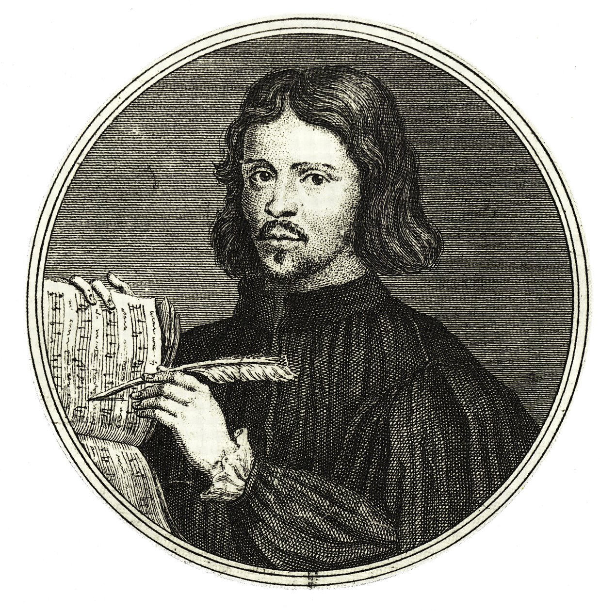 Säveltäjä Thomas Tallis tekijältä Niccolo Francesco Haym