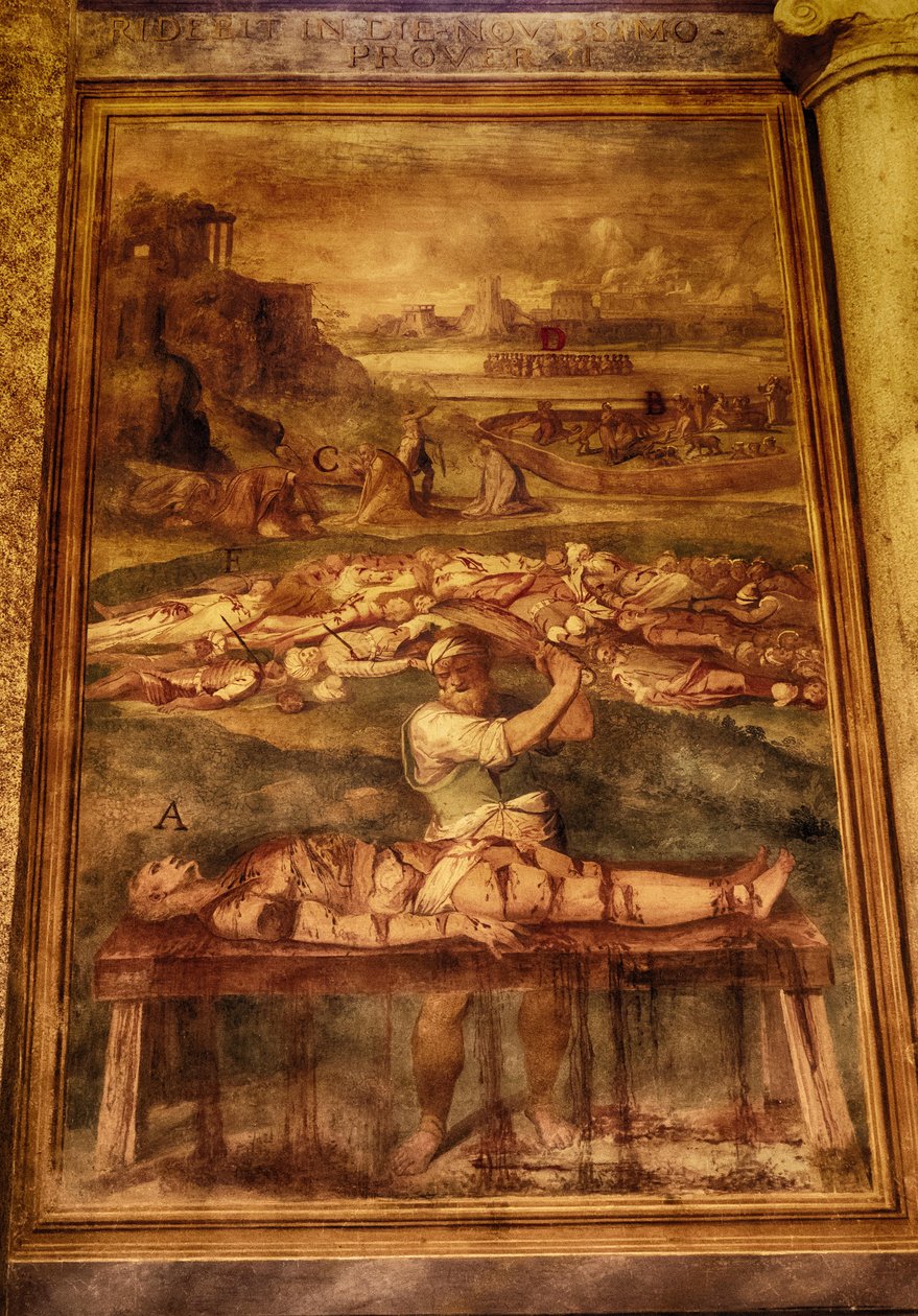 Pieni basilika Santo Stefano Rotondo, Santo Stefano al Monte Celio, Santo Stefano Rotondo al Celio tekijältä Niccolo called Pomarancio Circignani