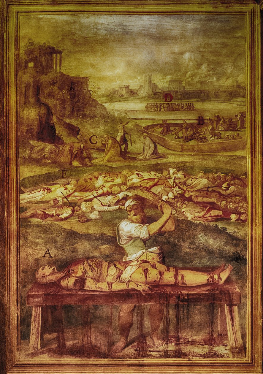 Pieni basilika Santo Stefano Rotondo, Santo Stefano al Monte Celio, Santo Stefano Rotondo al Celio tekijältä Niccolo called Pomarancio Circignani