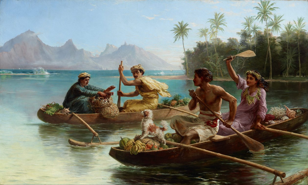 Kilpailu markkinoille, Tahiti tekijältä Nicholas Chevalier