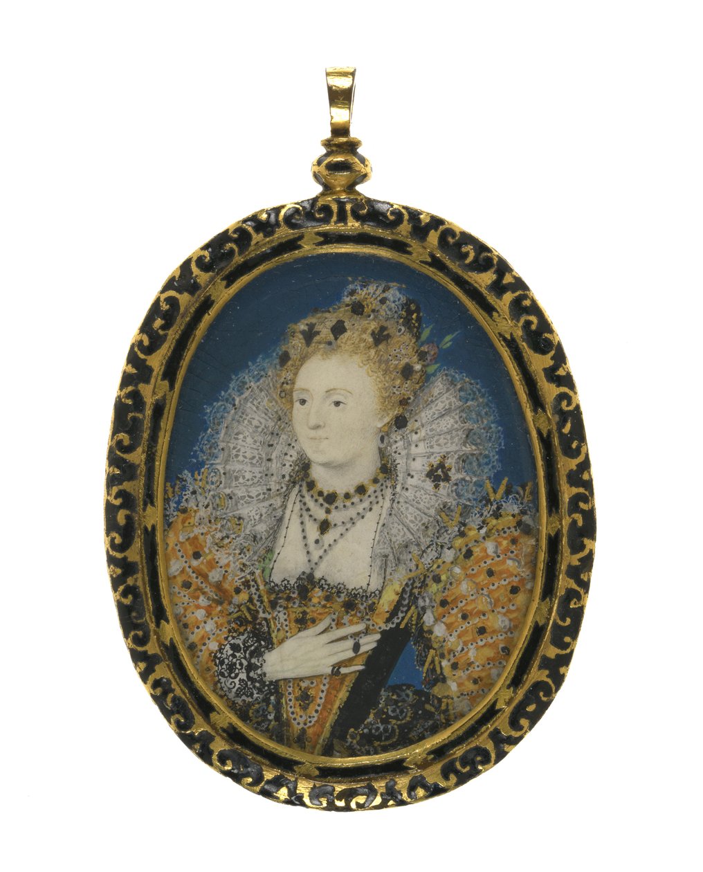 Huonekalut ja erilaiset esineet 1100- ja 1300-luvuilta tekijältä Nicholas Hilliard