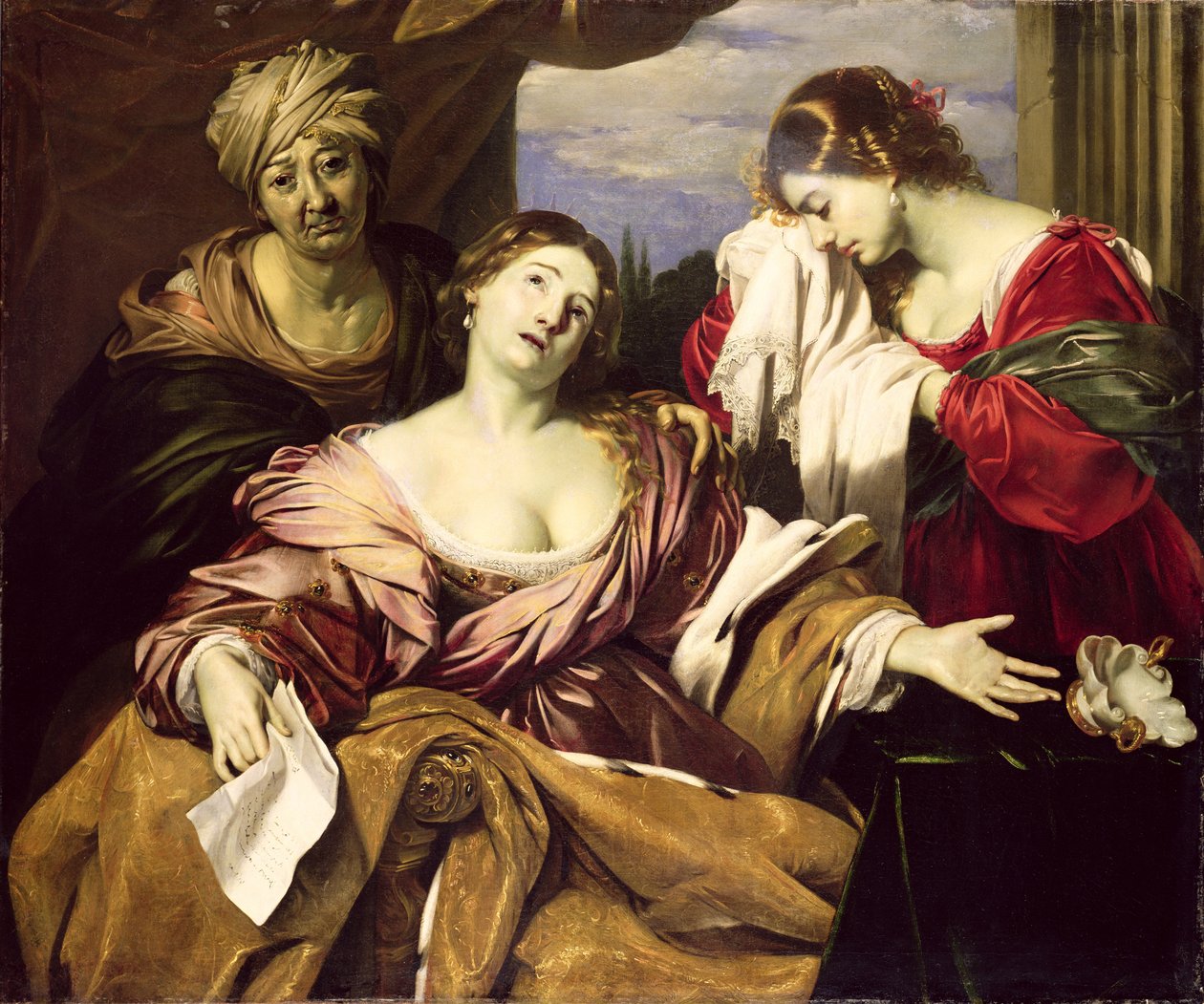 Sophonisban kuolema, 1655-65 tekijältä Nicholas Renieri