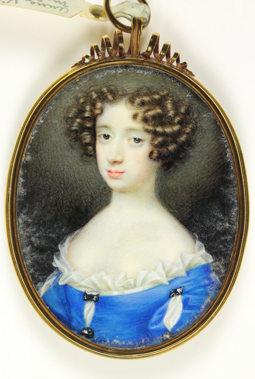 Anne Villiers, Madame Bentinck (akvarelli norsunluulle) tekijältä Nicholas (attr.to) Dixon