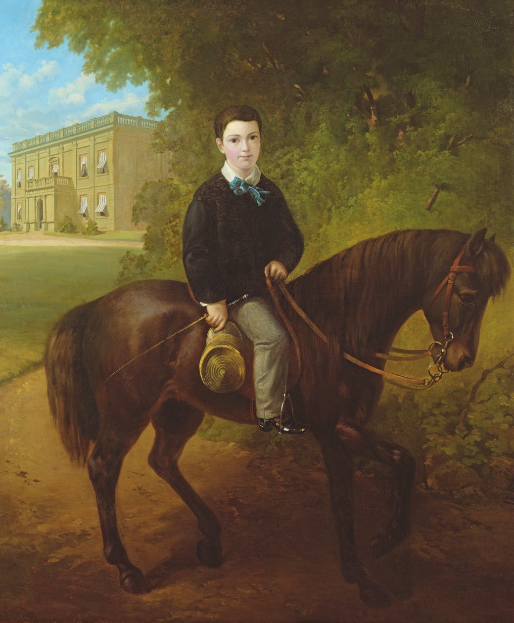 Mestari George Holmesin muotokuva, 1860 tekijältä Nicholas Chevalier