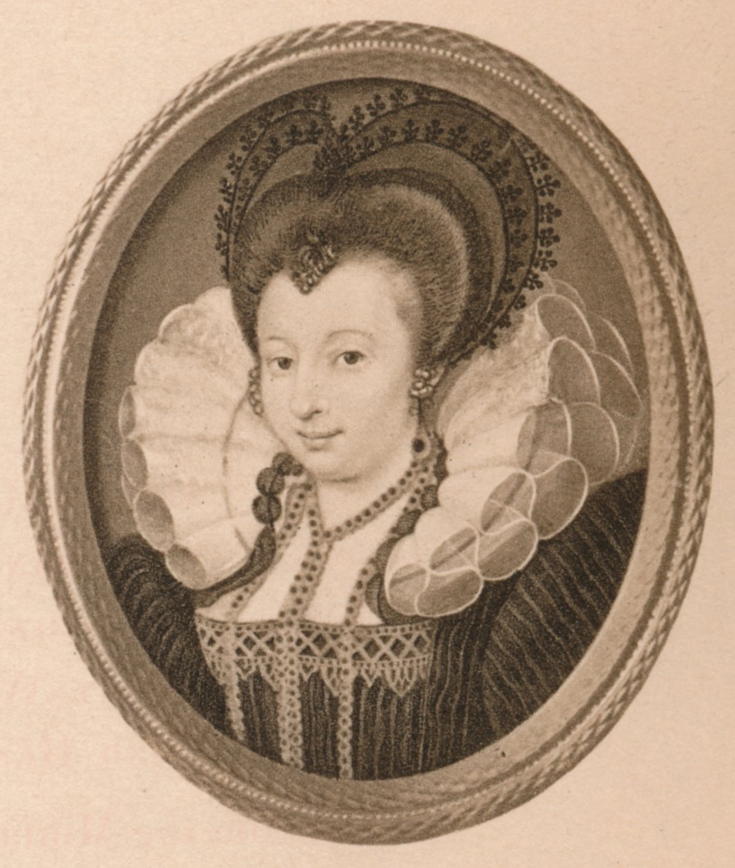 Catherine Knevett, Suffolkin kreivitär, 1500-luku 1904 tekijältä Nicholas Hilliard