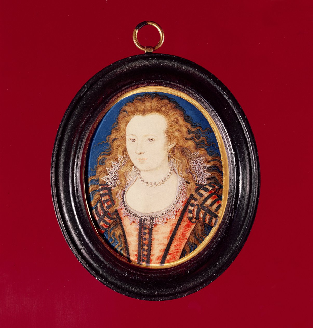 Elizabeth of Bohemia, vaaliruhtinas Palatine Frederick V:n vaimo, James I:n tytär tekijältä Nicholas Hilliard