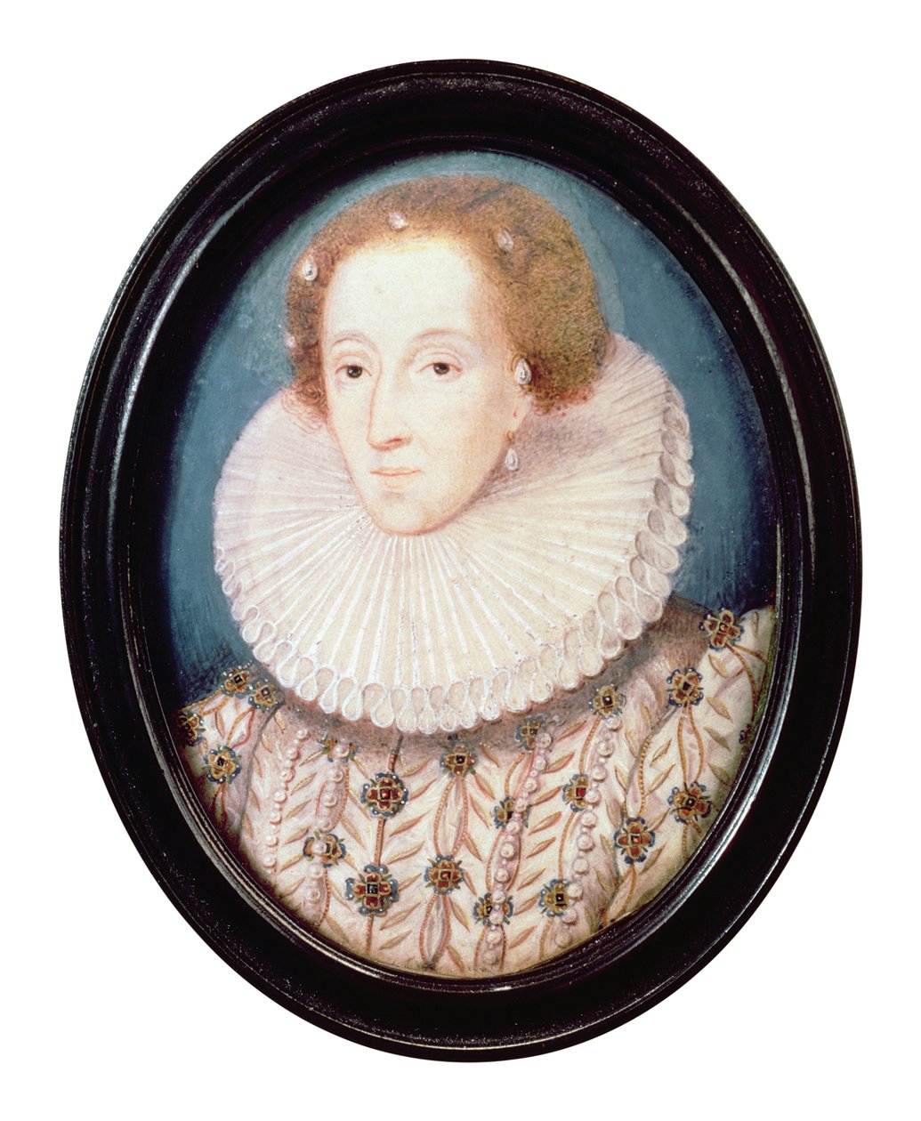 Kuningatar Elisabet I:n miniatyyri tekijältä Nicholas Hilliard