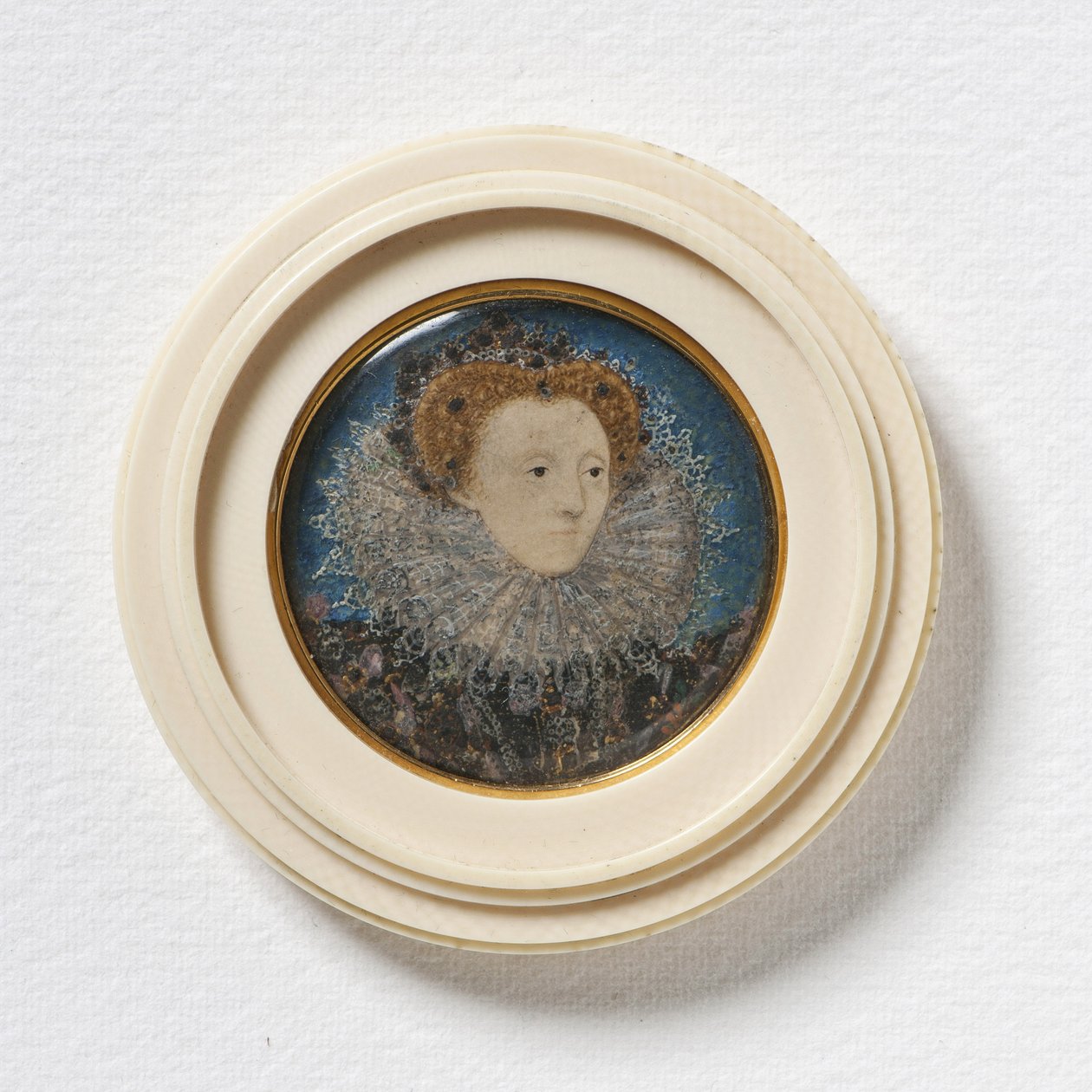 Englannin Elizabeth I:n muotokuva tekijältä Nicholas Hilliard