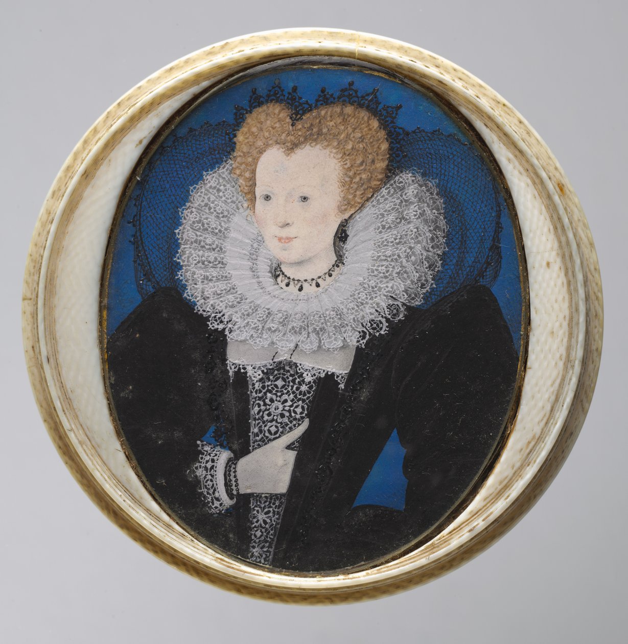 Naisen muotokuva, 1590-luku. tekijältä Nicholas Hilliard