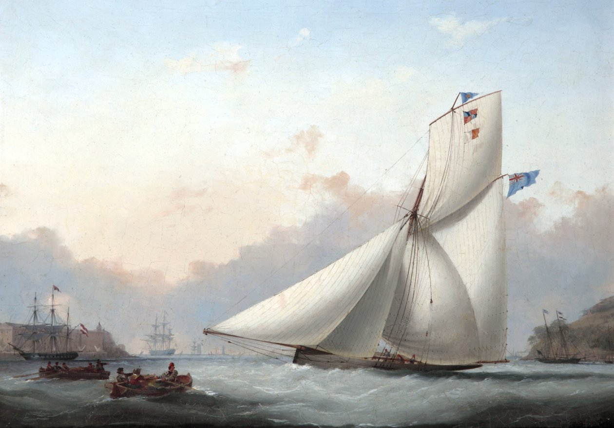 Cutter Yacht Plymouth Soundissa tekijältä Nicholas Matthews Condy