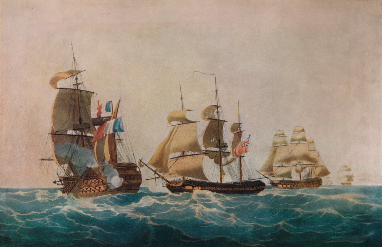 Guillaume Tellin vangitseminen, c1805 tekijältä Nicholas Pocock
