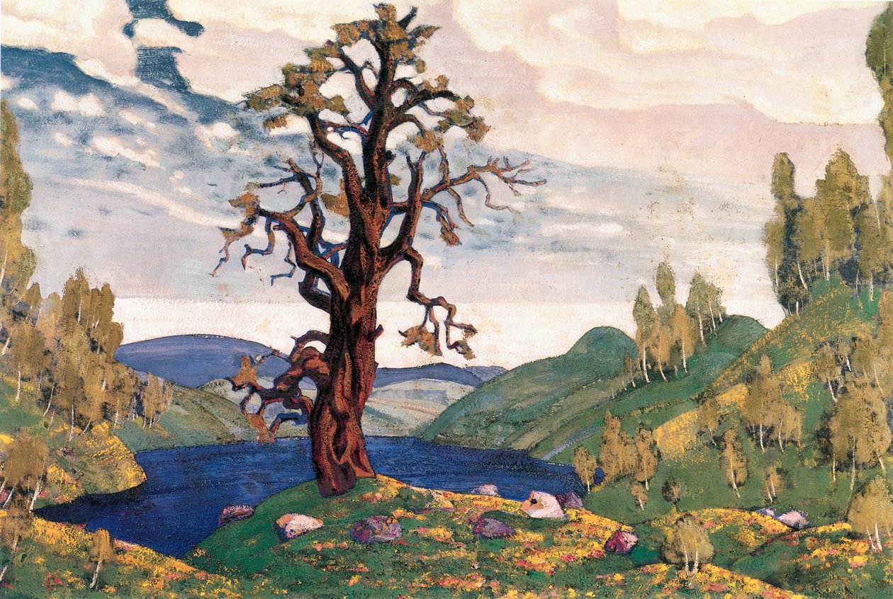 Suudelma maalle, lavastus kevään riittiä varten tekijältä Nicholas Roerich