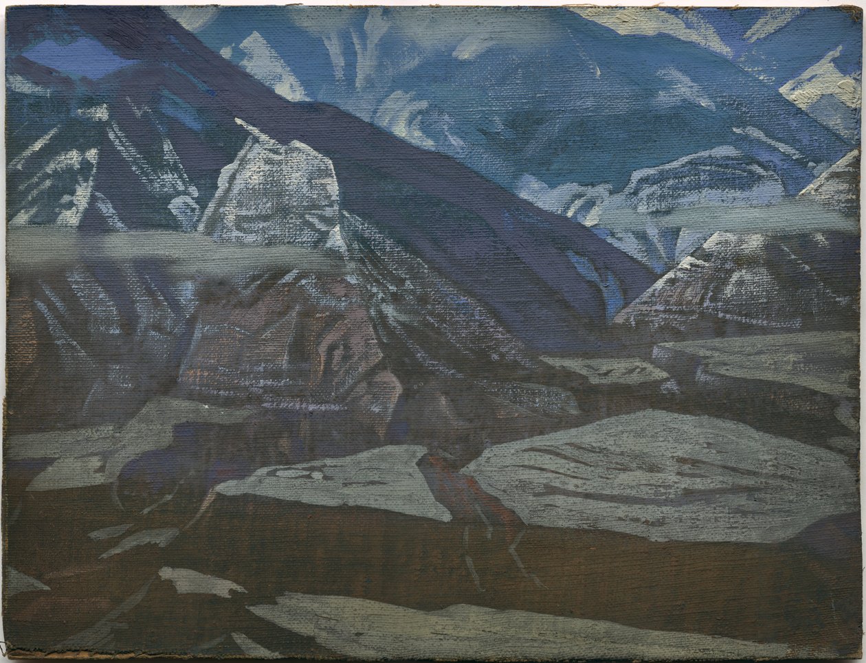 Bharagarh Fort, "Kullu"-sarja, 3 tekijältä Nicholas Roerich