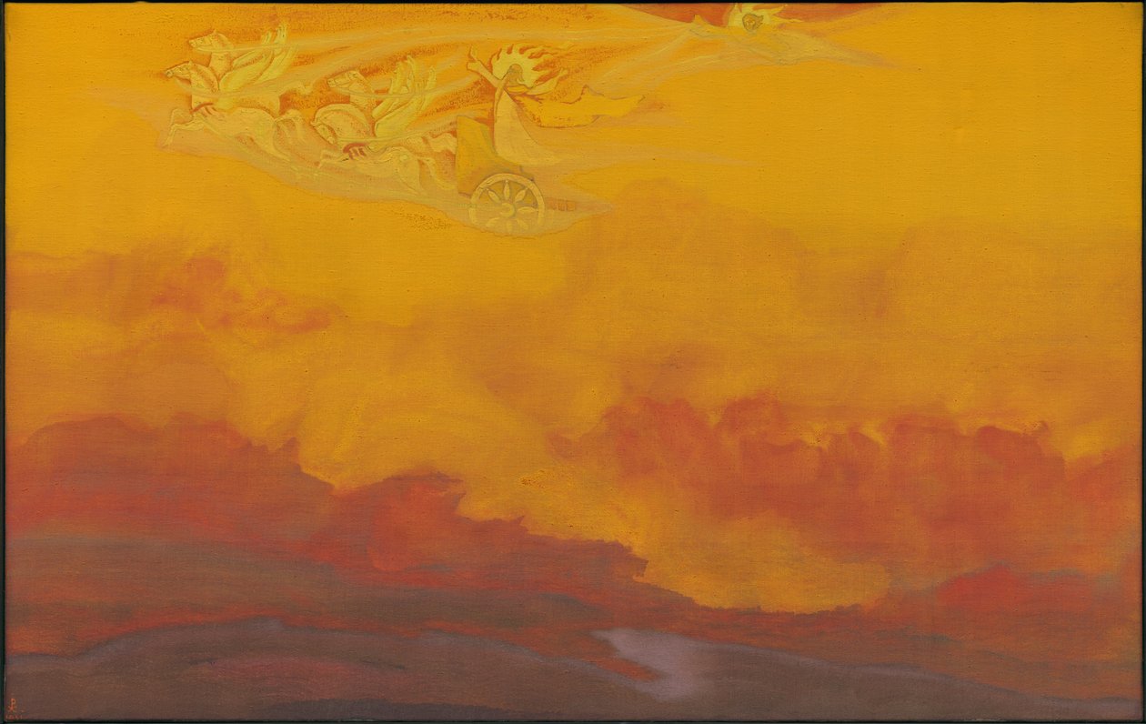 Profeetta Elia, 1931 tekijältä Nicholas Roerich