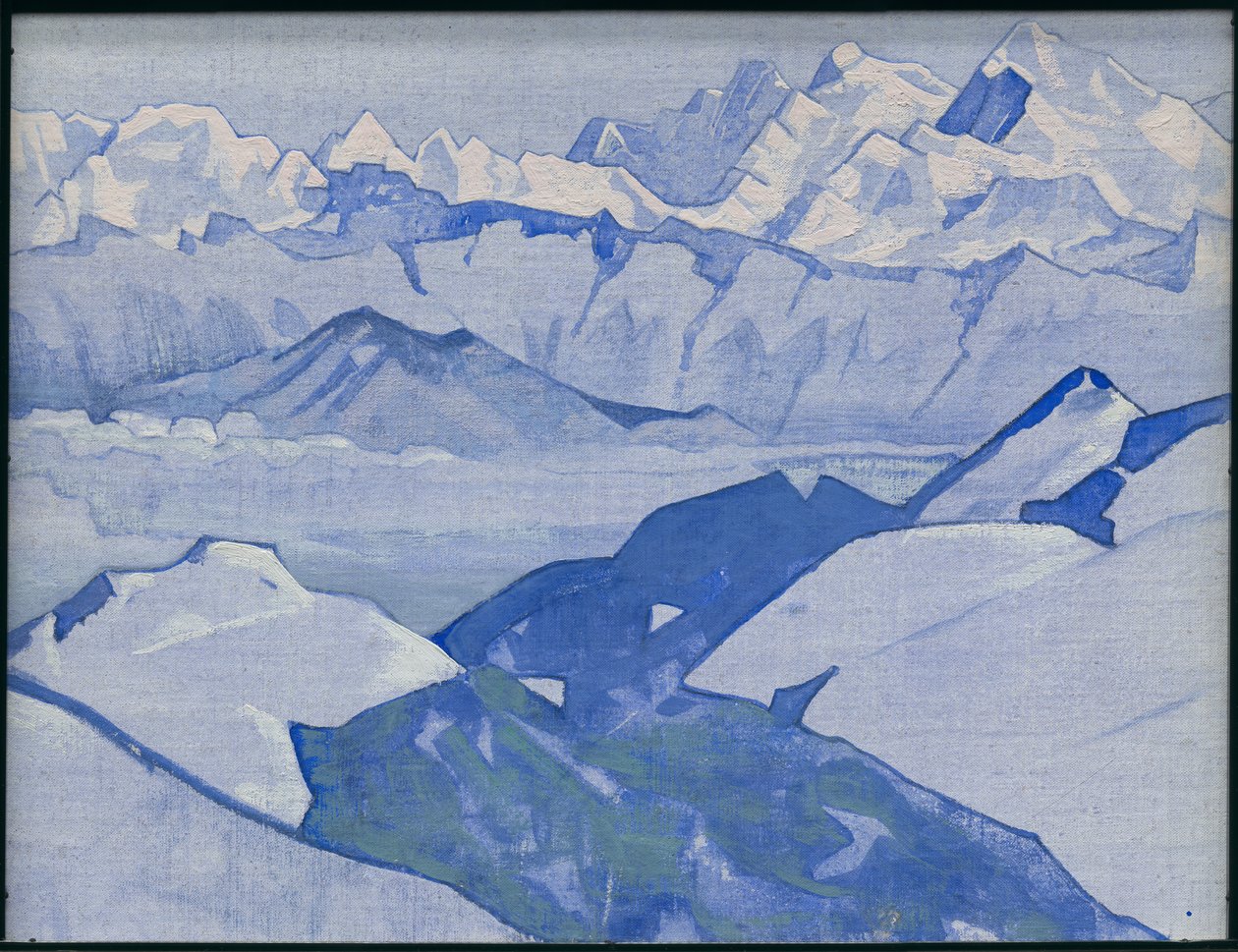 Everest Range, "Himalayan" -sarja, 1924 tekijältä Nicholas Roerich