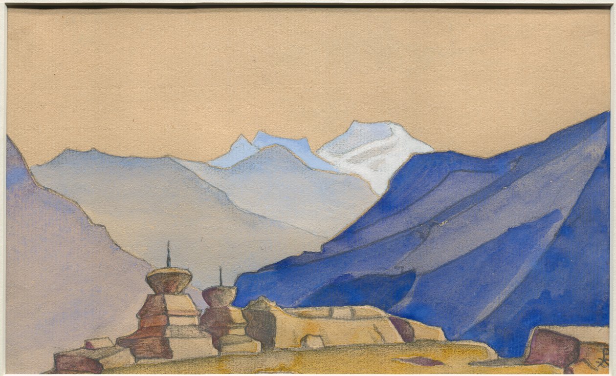 Karga, albuminlehti, 1933 tekijältä Nicholas Roerich