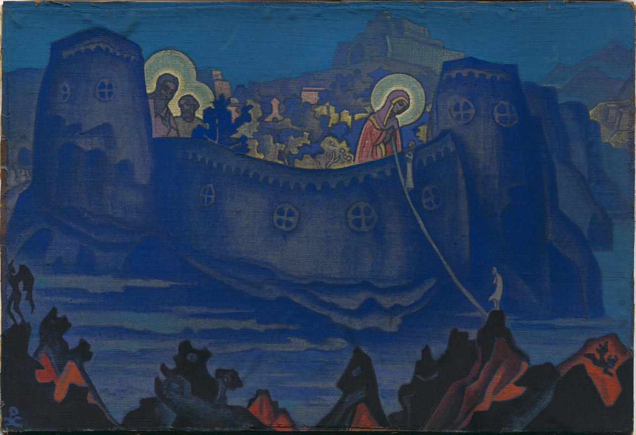 Madonna Laboris, luonnos, ೧೯೩೩ tekijältä Nicholas Roerich