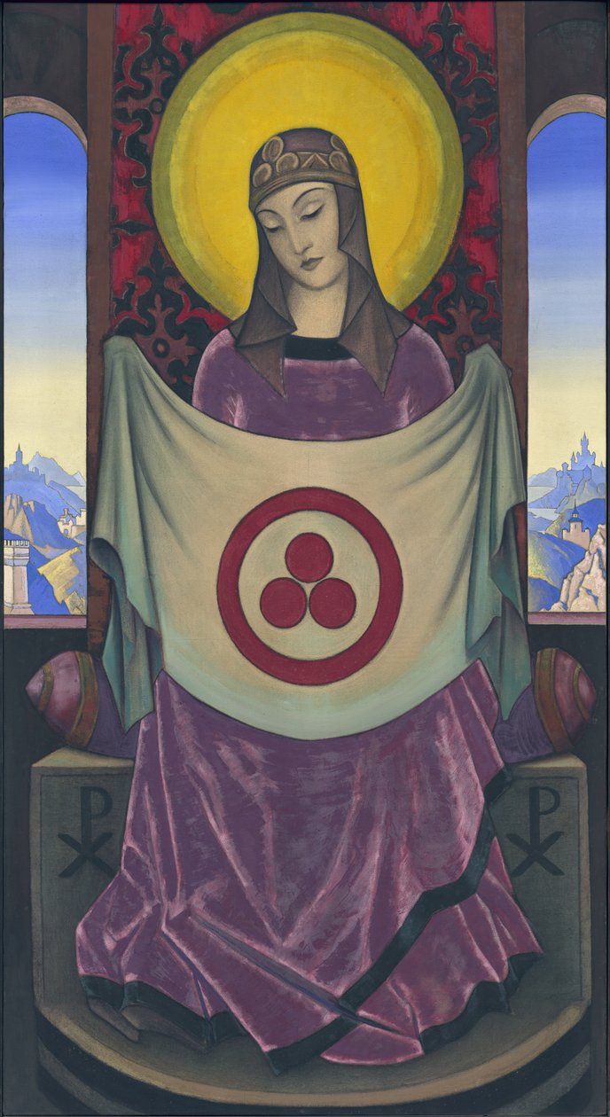 Madonna Oriflamma, 1932 tekijältä Nicholas Roerich