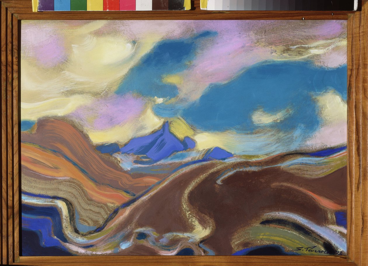 Magdi. Svjatoslav Nikolajevitš Roerichin (1904-1993) teos, tempera et huile sr tsarton tekijältä Nicholas Roerich