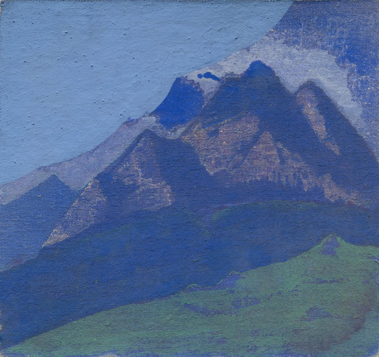 Vuoristotutkimus, n. 1929 tekijältä Nicholas Roerich