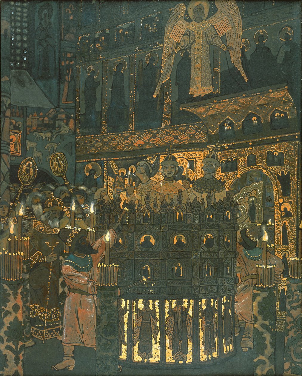 Mysteerileikki keskiaikaisessa Novgorodissa tekijältä Nicholas Roerich