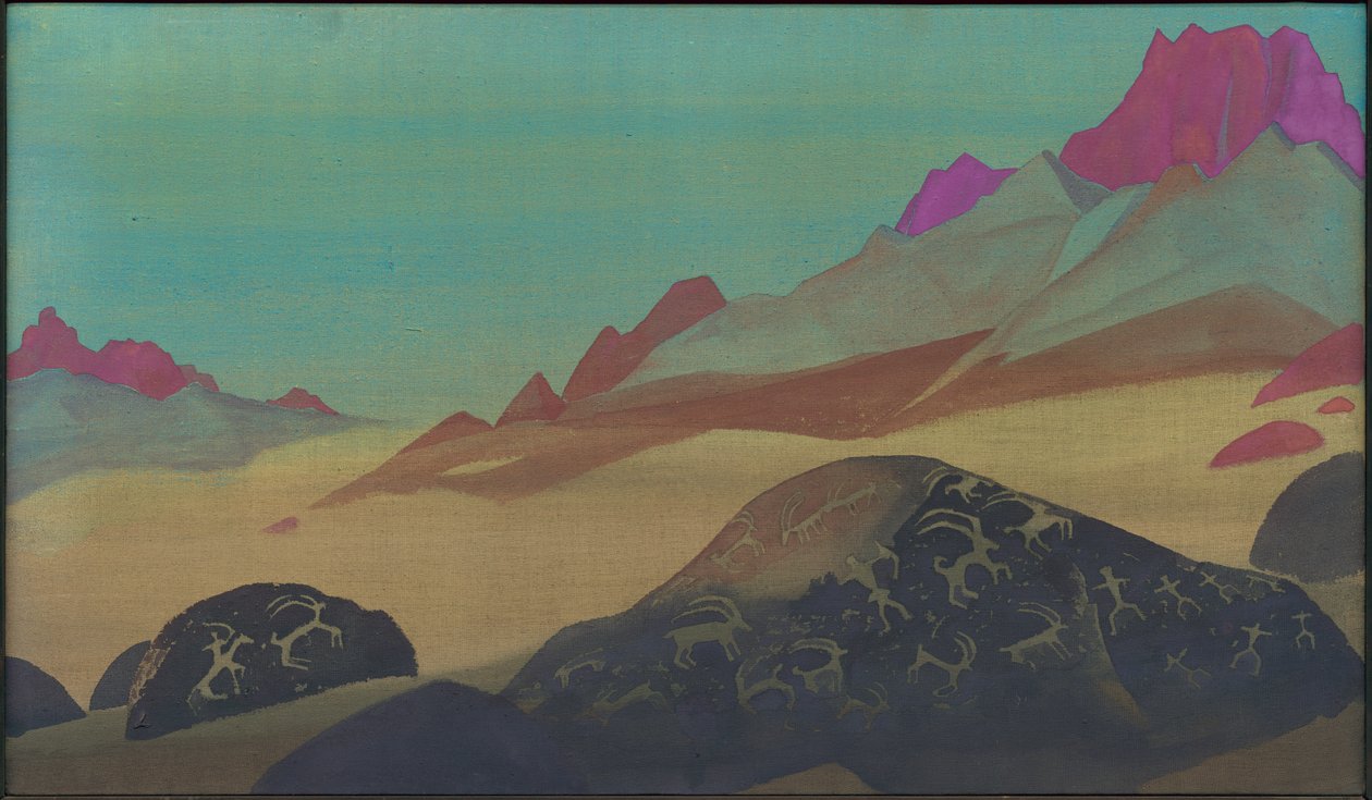 Rocks of Ladakh, 1932 tekijältä Nicholas Roerich
