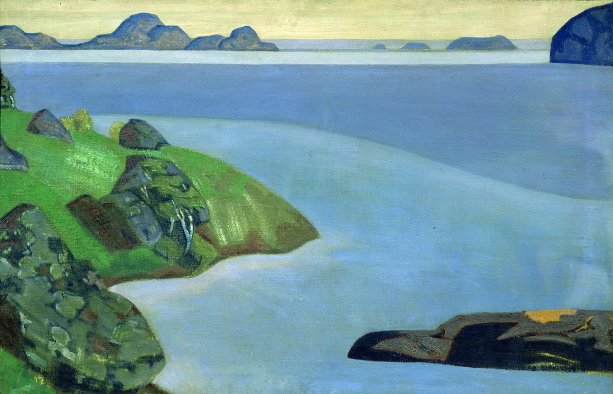 Kallioinen rannikkomaisema tekijältä Nicholas Roerich
