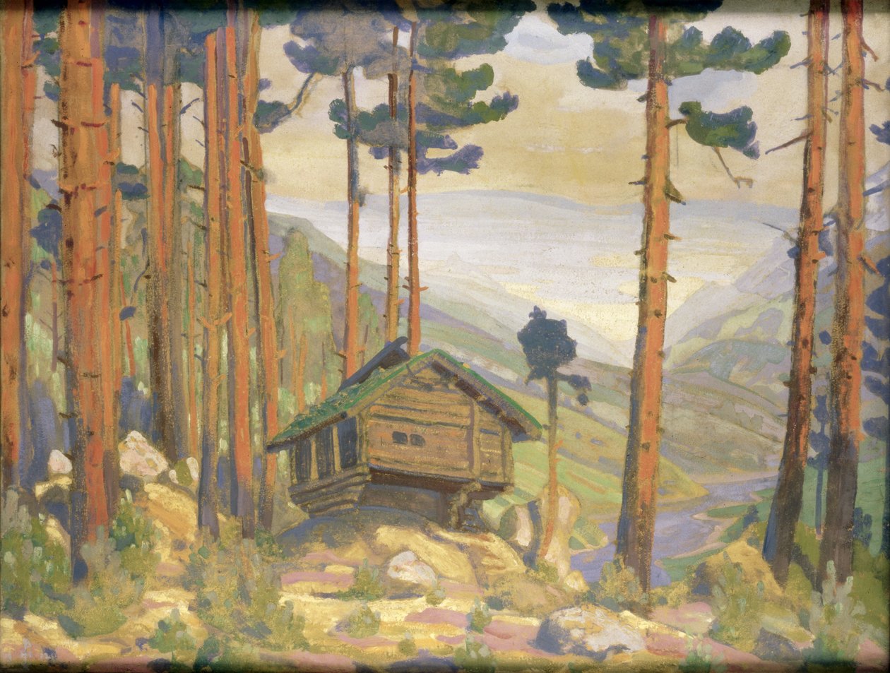 Lavastus "Peer Gyntille", 1912 tekijältä Nicholas Roerich