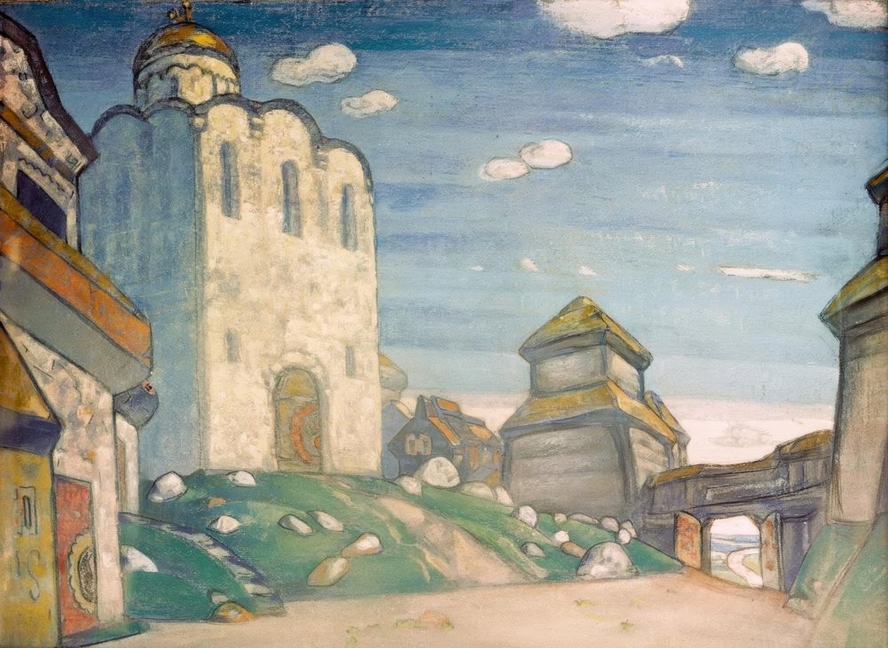 Katedraali Putivlissa tekijältä Nicholas Roerich