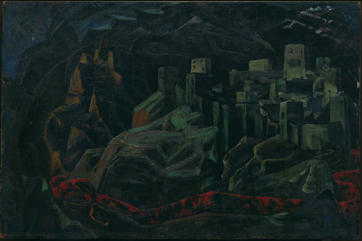 Kuollut kaupunki, 1918 tekijältä Nicholas Roerich